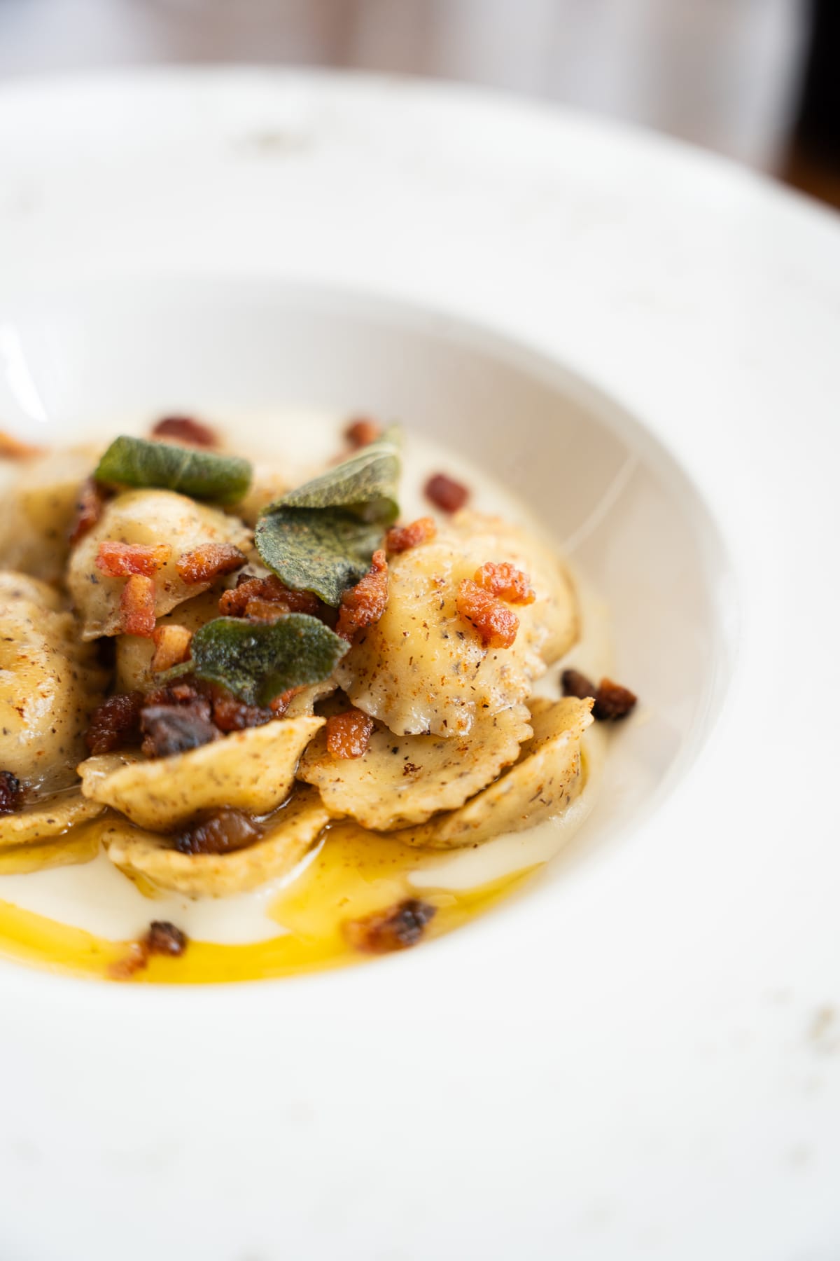 Brescia-style casoncelli with butter and sage