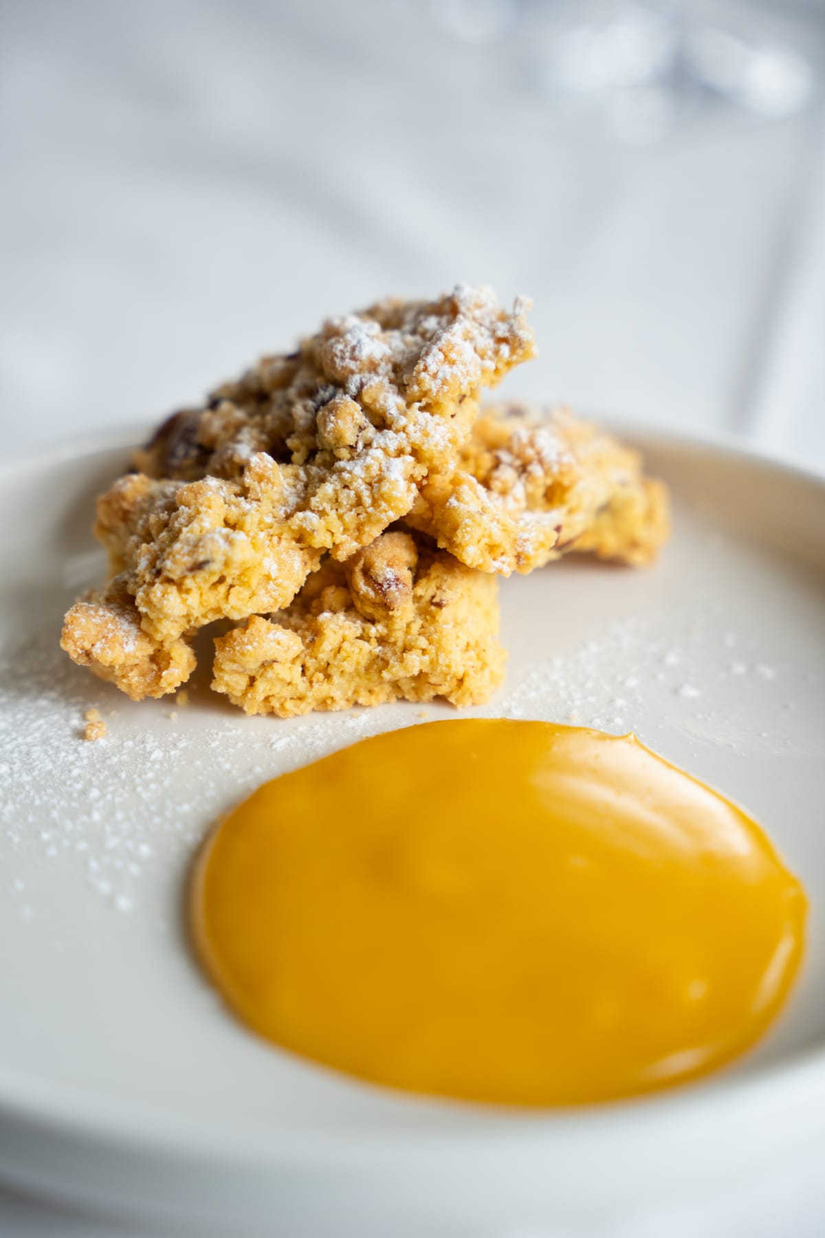 Sbrisolona con crema